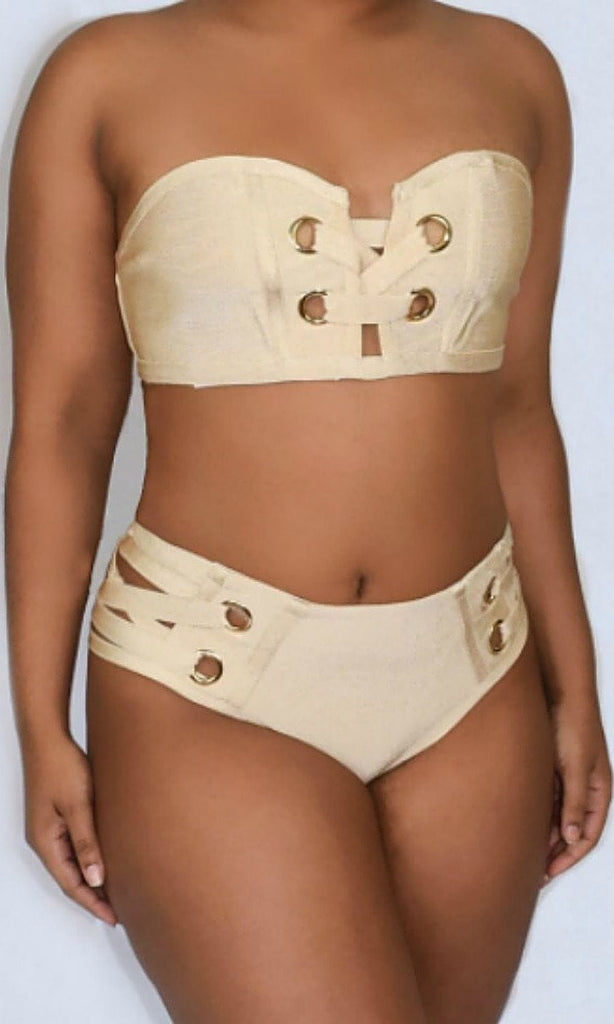 luxe bandage swimwear