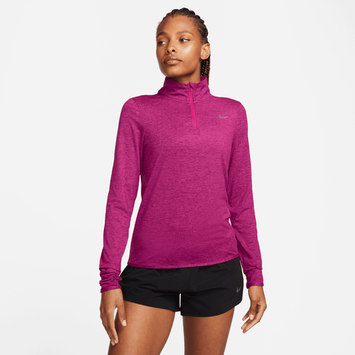 Women's DRI-FIT Swift Element UV 1/4-Zip Running Top (010 - Black