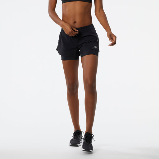 Women's ADV Essence 2-in-1 Shorts (Black) — TC Running Co