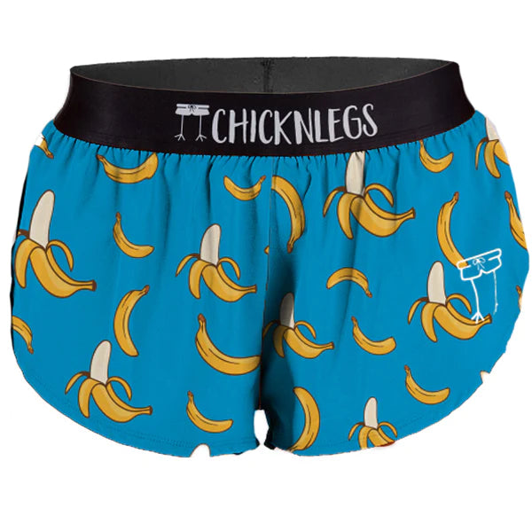 Women's Blue Banana 1.5" Split Shorts