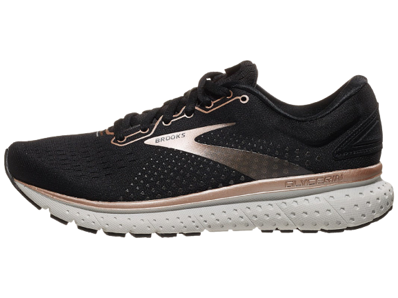 brooks black and rose gold sneaker