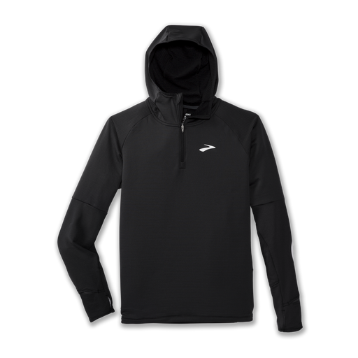 Men's Run Visible Thermal Hoodie (134 - White/Asphalt/Nightlife) — TC  Running Co