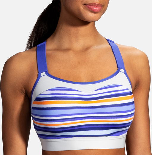 Women's Dare Racerback Run Bra 2.0 (454 - Blue Ash/Navy)