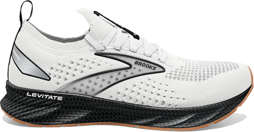 Brooks Levitate 5 White, Navy Blue, Yucca (1203571B127) - Soles in Motion  Athletic