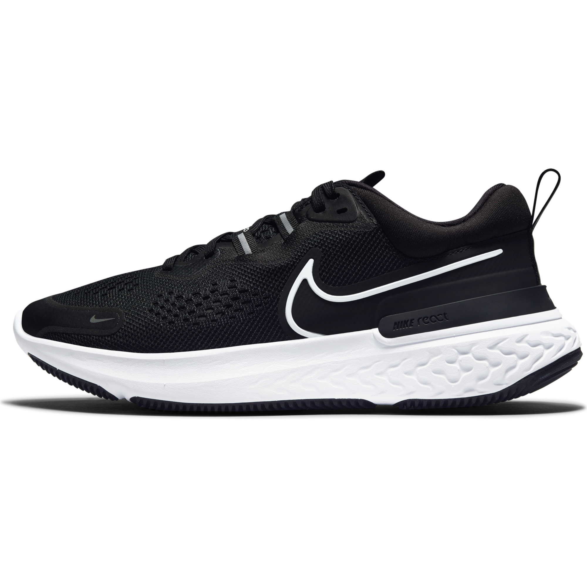 React 2 (001 - Black/White-Smoke Grey) — Running Co