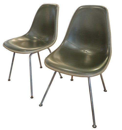 Eames Grn Vinyl Shell Chairs_LR