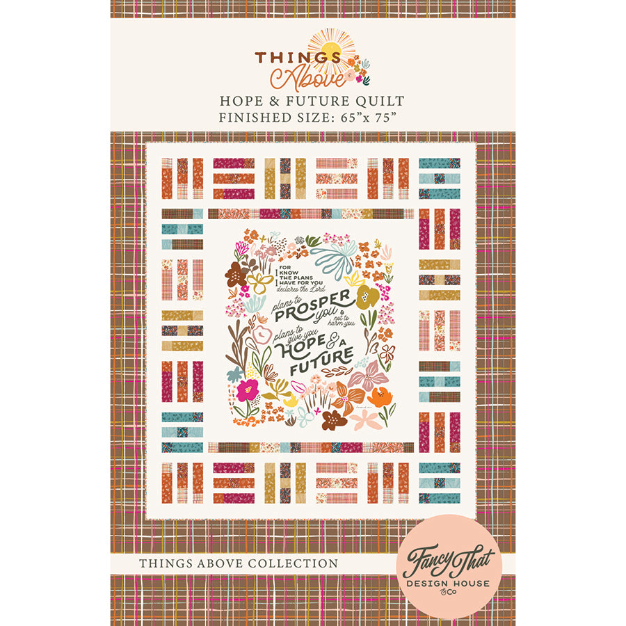 Moda Things Above Hope and Future Quilt Printed Pattern Booklet