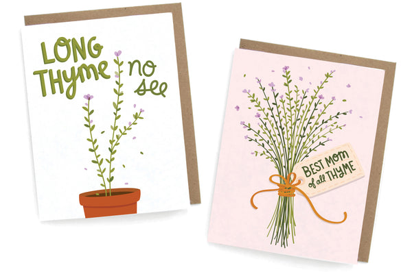 thyme greeting cards