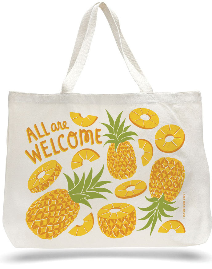 pineapple tote bag