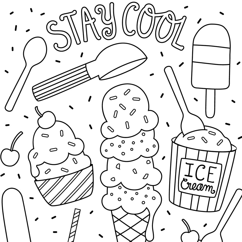 FREE! Stay Cool Coloring Page – The Neighborgoods