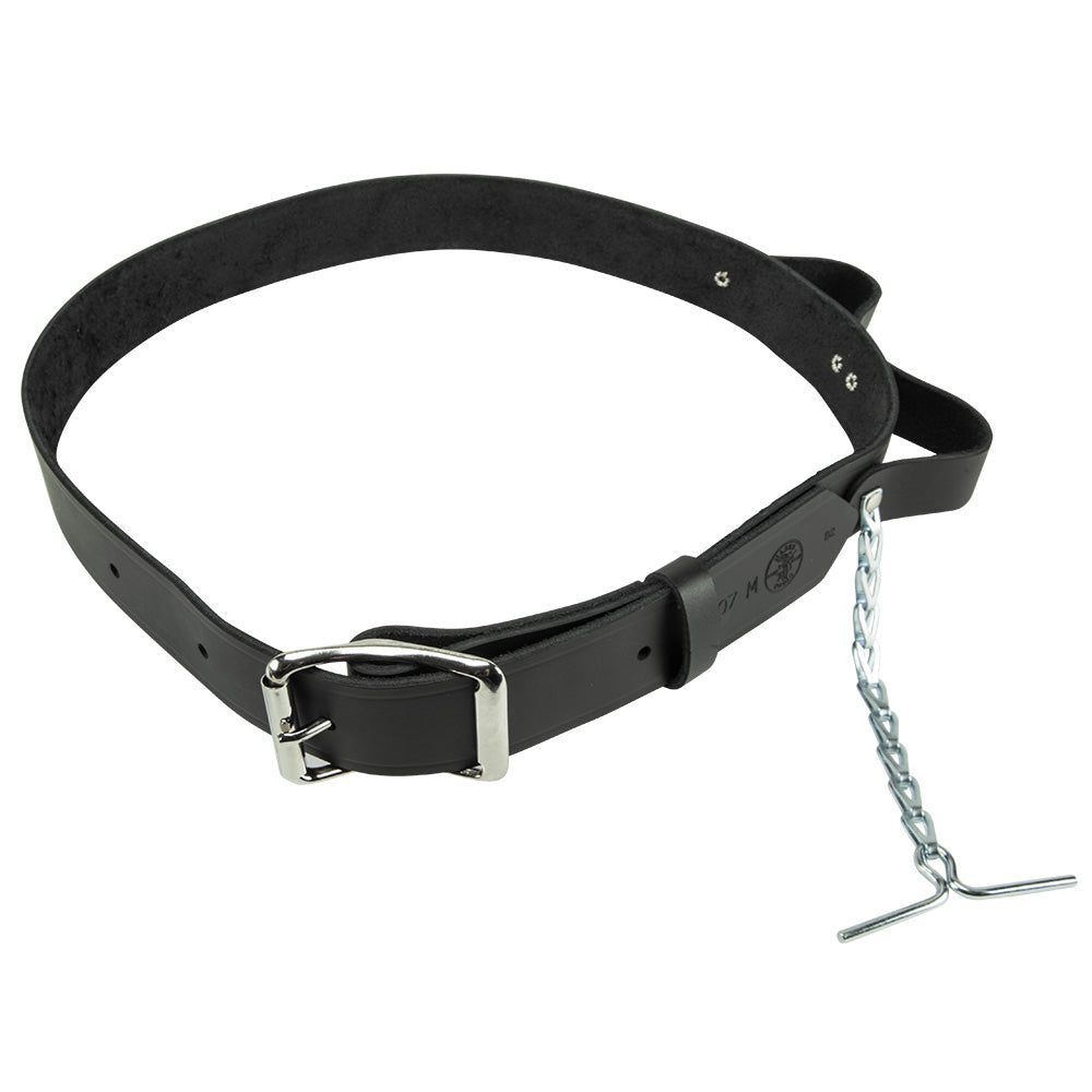 black leather tool belt