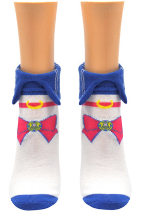 Sailor Moon Cosplay Collar Lowcut Socks