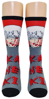 Tokyo Ghoul Kaneki Ghoul Crew Socks