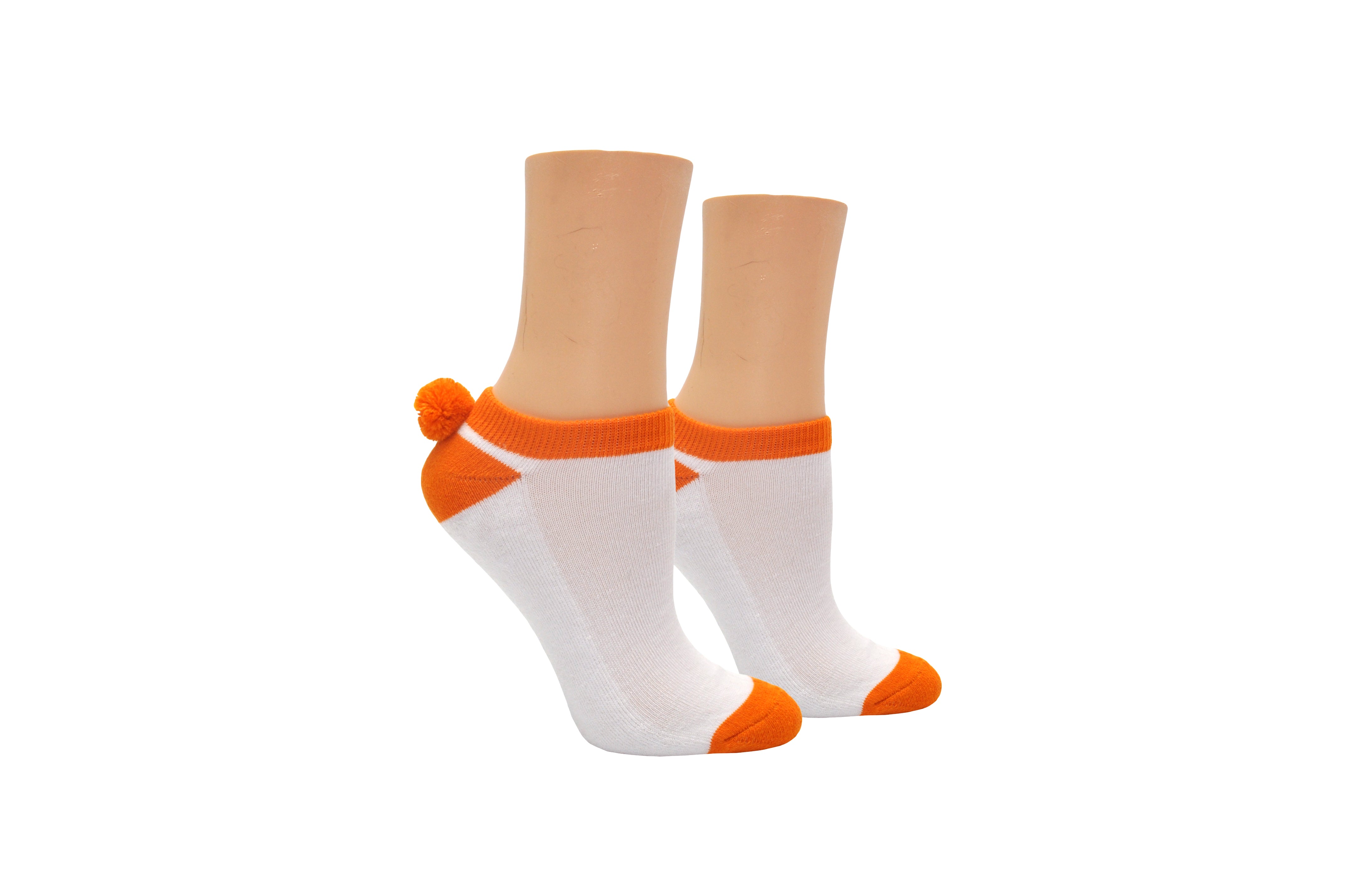 Sock House Co. Ladies Athletic Pom Pom Lowcut Sock - Everything Legwear product image