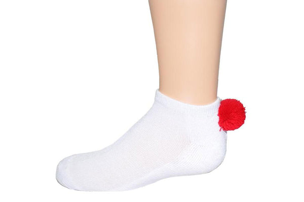 Legwear with Red Pom Socks