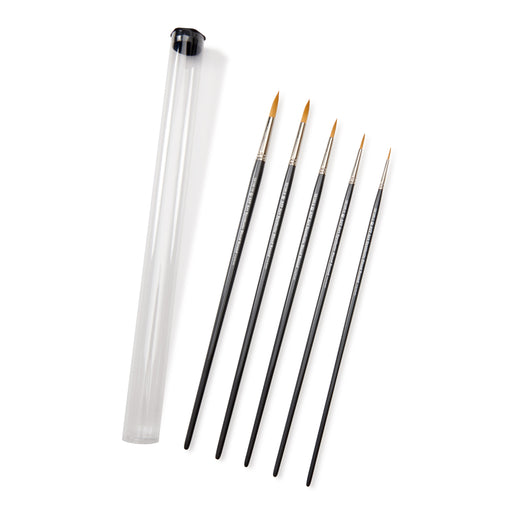 Paint Brush Set of 15 Round and Flat Short-Handle Brushes, Handmade in —  AIT Products