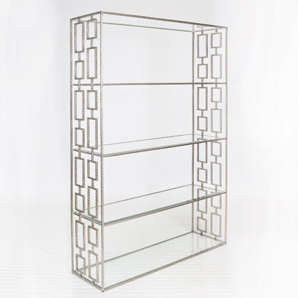 Worlds Away Hays Etagere In Silver My Two Designers