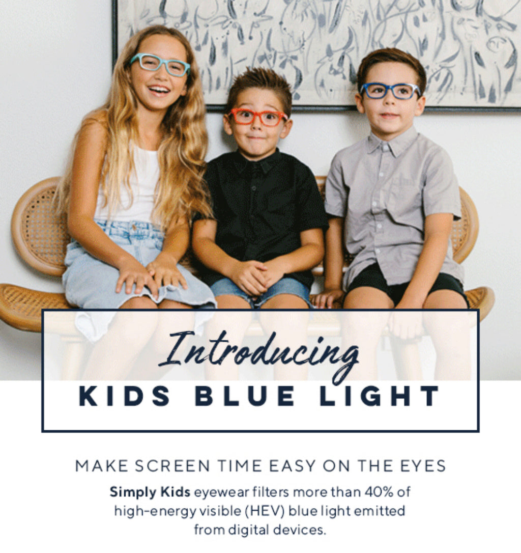 Peepers Simply Kids Blue Light Glasses Red