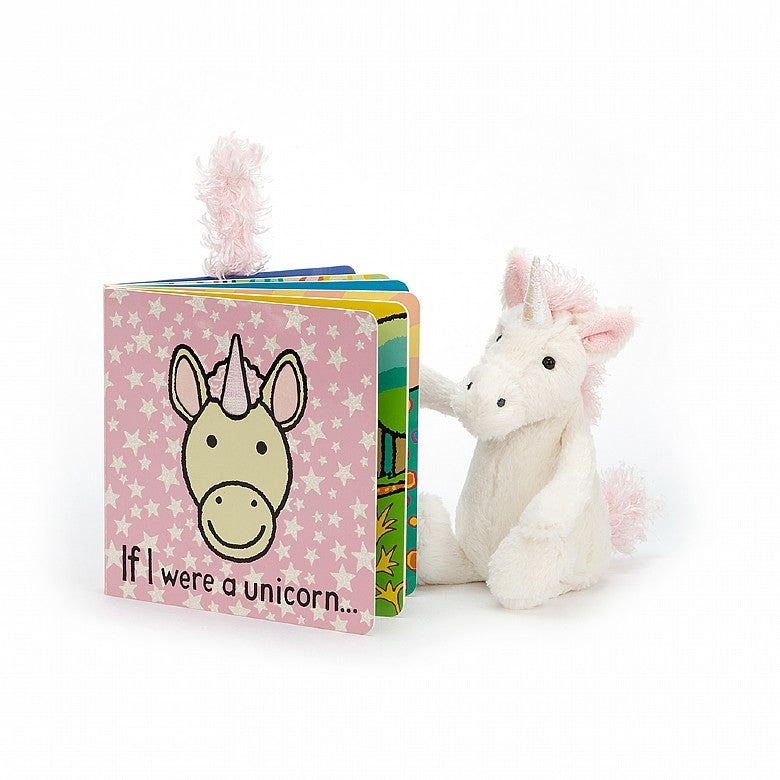 Jellycat If I were a Dragon Book and Small Bashful Dragon Plush