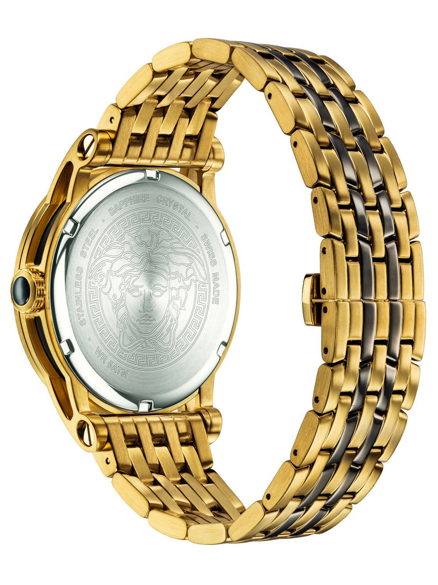 Versace PALAZZO EMPIRE 43mm Gold Men's Watch VERD00418 – Altivo