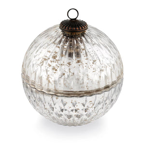 Silver Balsam & Cedar Mercury Ornament Candle - Howell's Mercantile