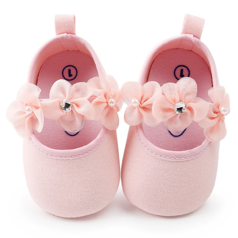 floral baby shoes