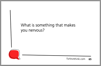 Sample card 8, topic: nervousness