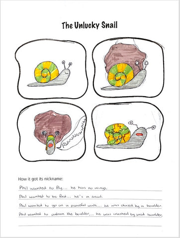 Sample Page Unlucky Snail