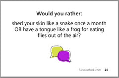 Sample 3 Would You Rather card