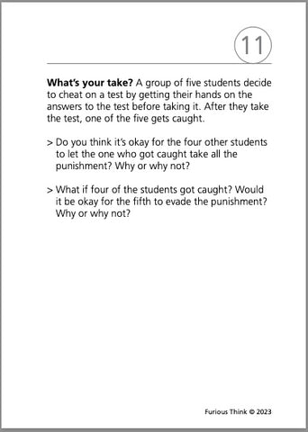 Ethical dilemma sample page - scenario 11