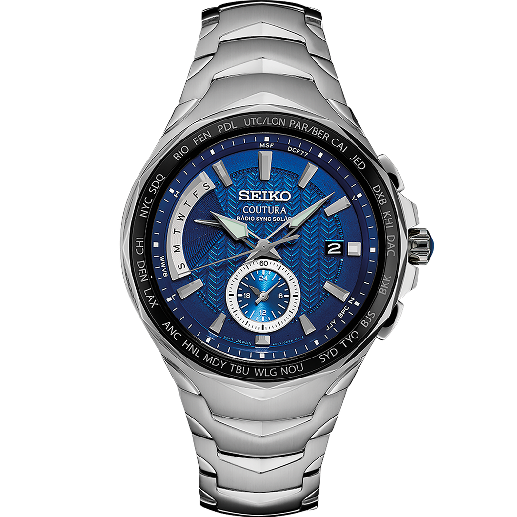 SEIKO COUTURA RADIO SYNC SOLAR SSG019 – Beach Cities Watch Company