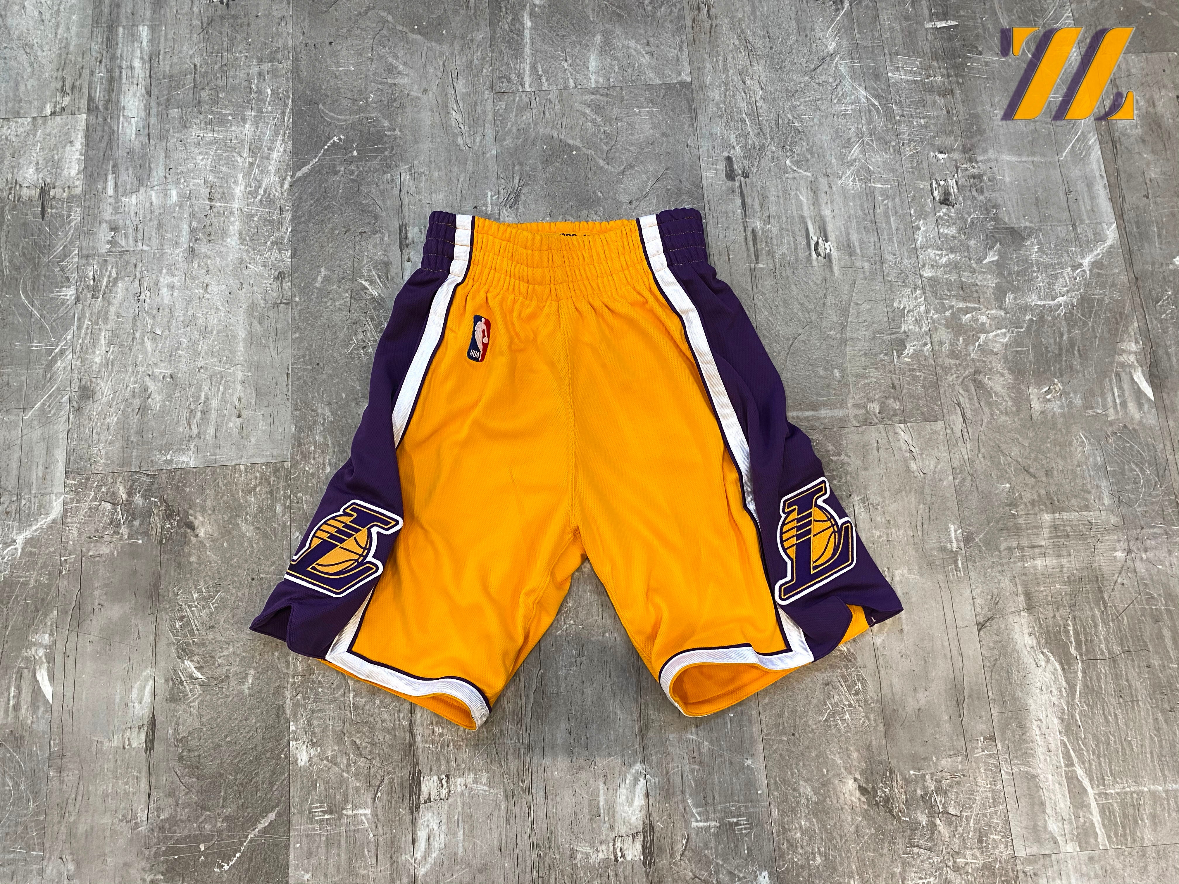 MITCHELL AND NESS Los Angeles Lakers 2009-10 Swingman Shorts  SMSHCP19075-LALLGPR09 - Shiekh