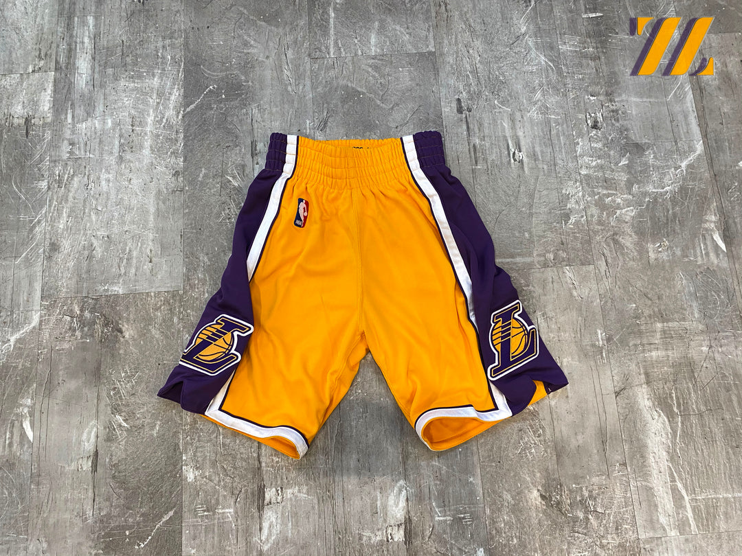 CLOT X Mitchell & Ness Lakers Shooting Shirt Purple/Yellow Men's - US