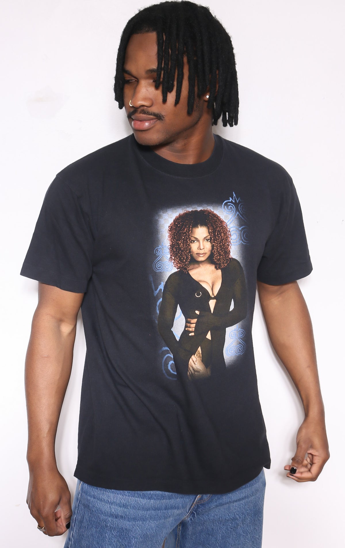 XL Janet Jackson Rap Tee ジャネットジャクソン Tシャツ-