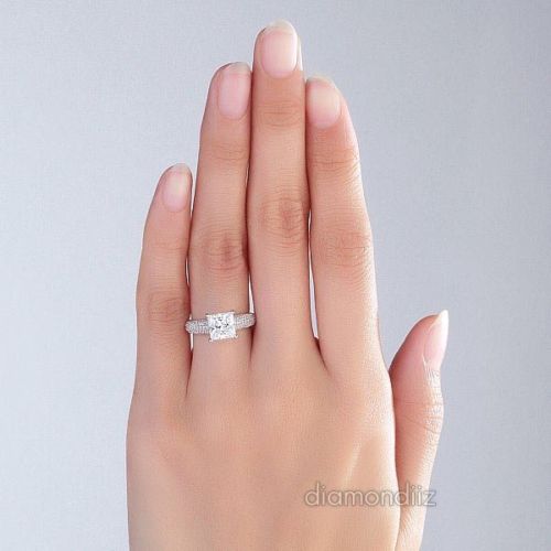 diamond ring princess cut 1.5 carat