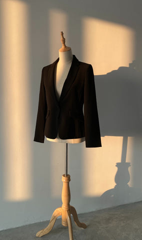 Black jacket on a mannequin