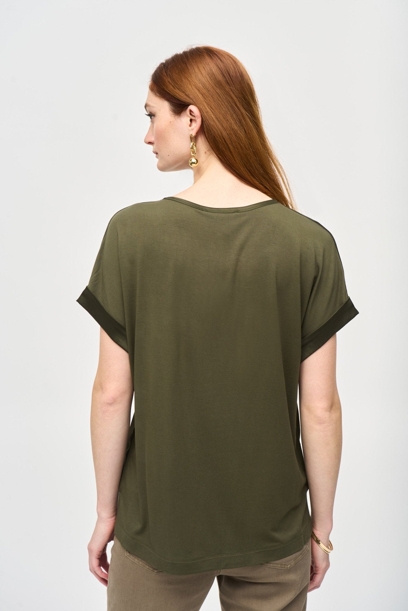 Joseph Ribkoff Solid V-neck Cami Style – Optionsforher