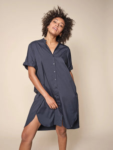 Charlotte Shirtdress In Olive Green, MARIE LOUISE DE MONTEREY