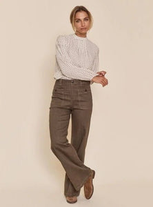 Frankie Natural Grey Trousers Barrel Trousers Linen Trousers Loose Linen  Pants Linen Pants -  Canada