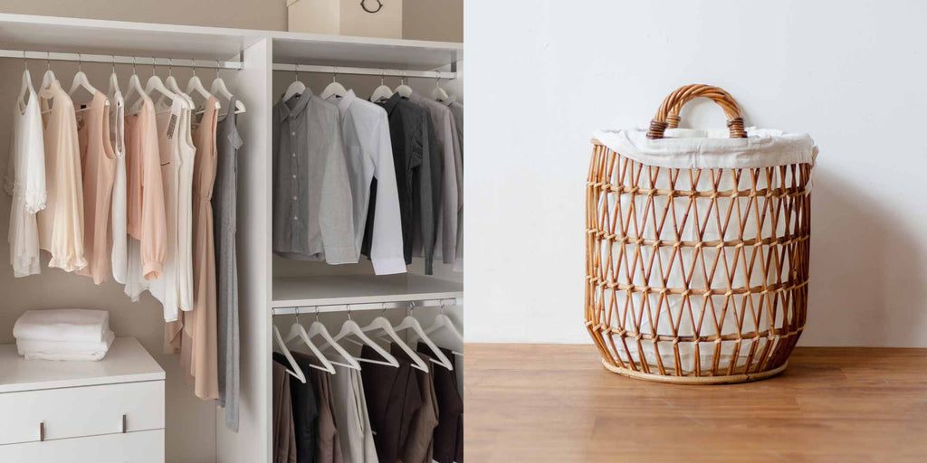 Add Some Baskets within the Wardrobe