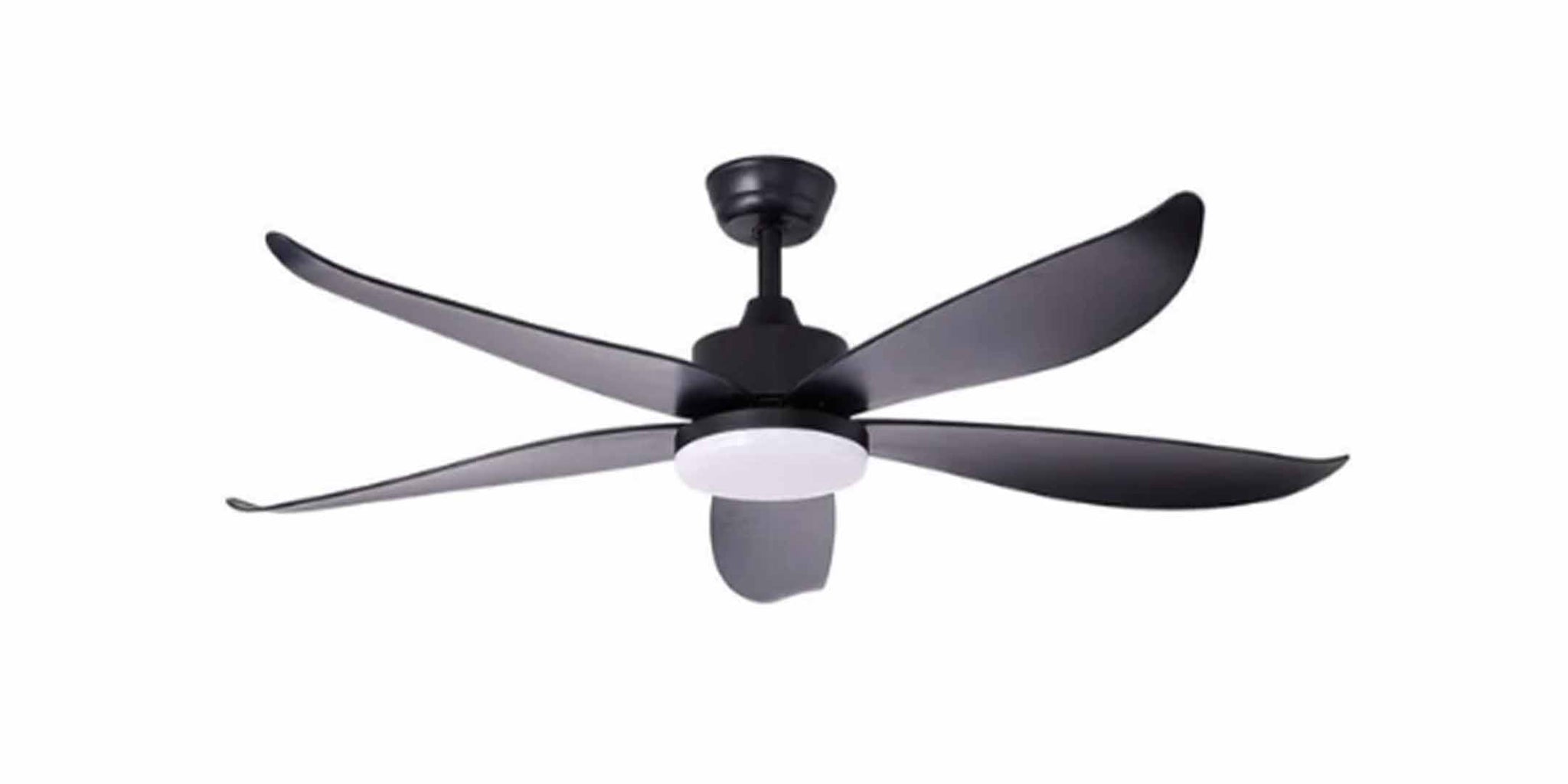 Bestar Vino Ceiling Fan with Light - Matt Black