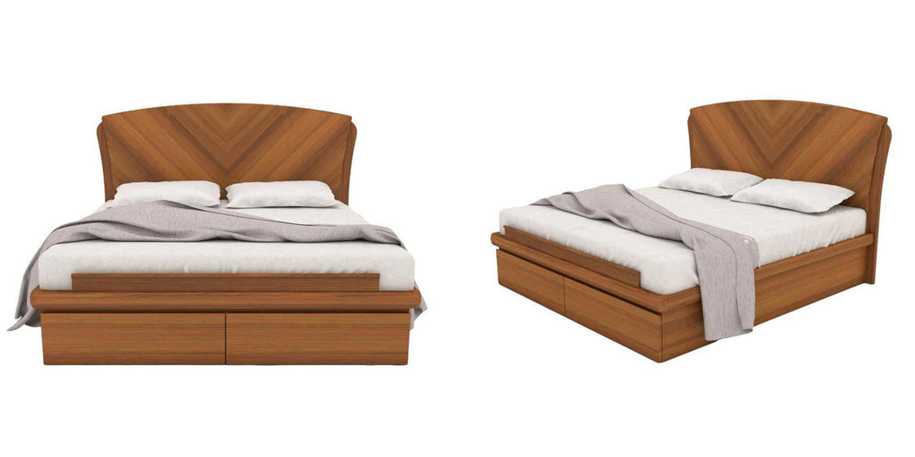 Audrie Wooden Storage Bed