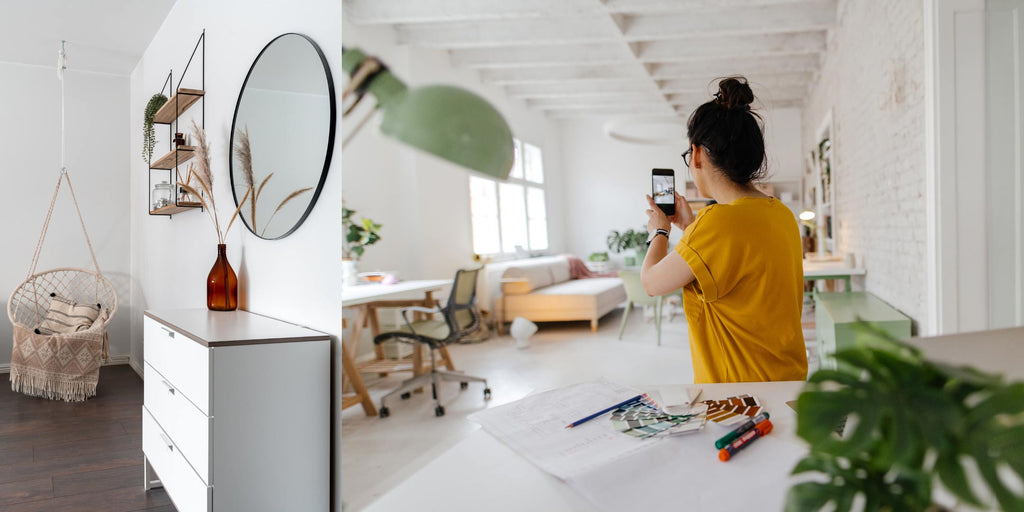 Interior design planning and taking pictures of a Singapore flat