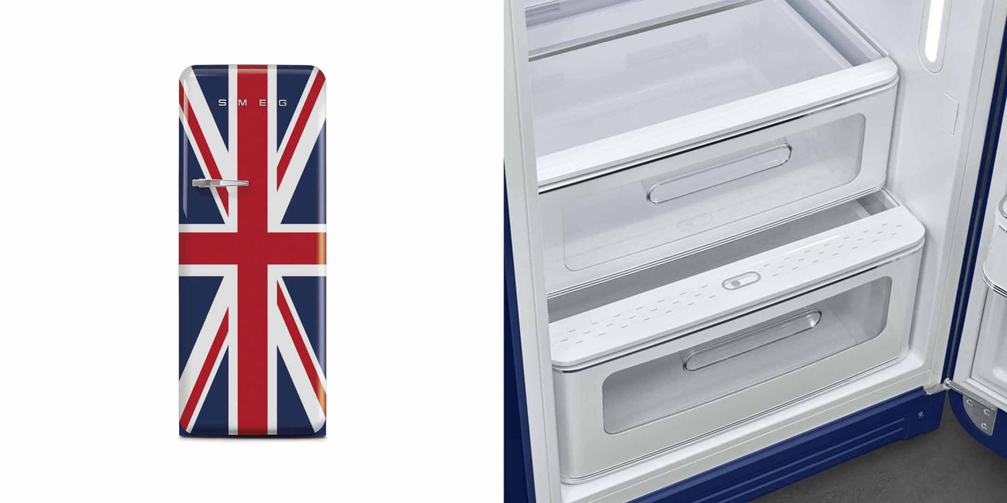 Smeg FAB28 Single-Door Refrigerator (Union Jack)