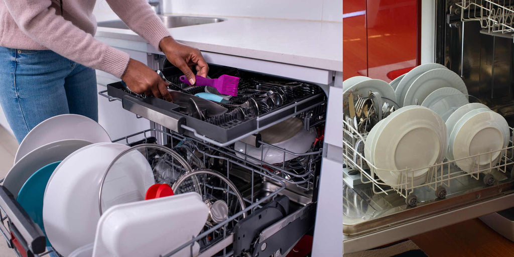 Кладите кухонные принадлежности, пригодные для мытья в посудомоечной машине, внутрь вашего оборудования.