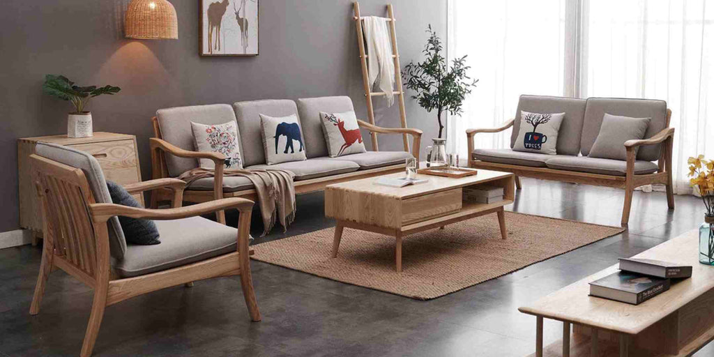 Setting the Christmas Mood with Wooden Sofa Designs