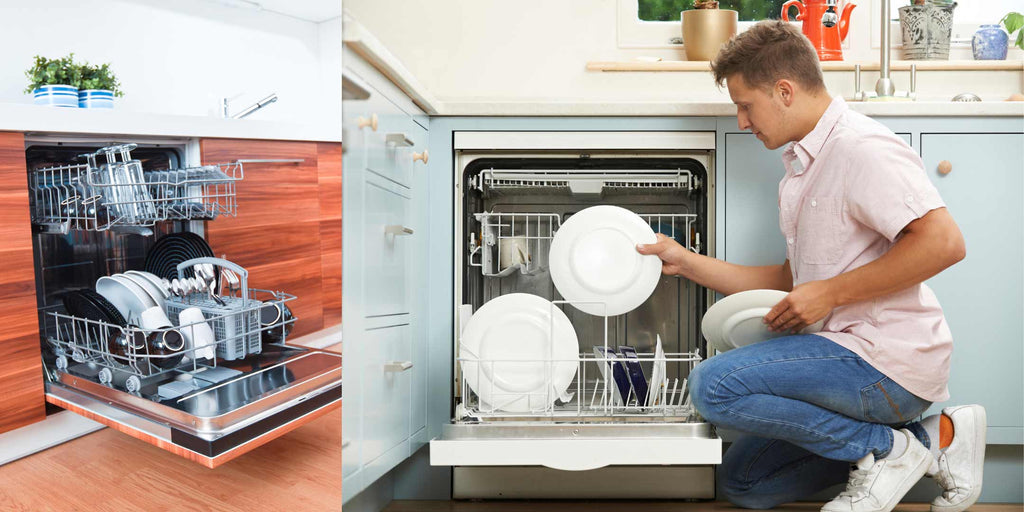 Load your dishwasher from back to front