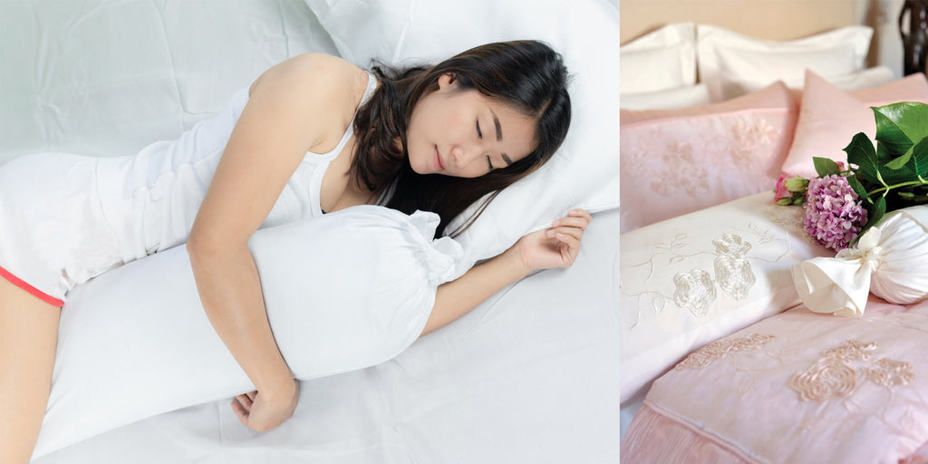 A bolster pillow helps improve your blood circulation