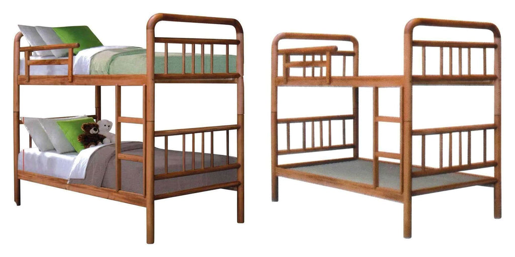 Arlina Wooden Double Decker Bed Frame
