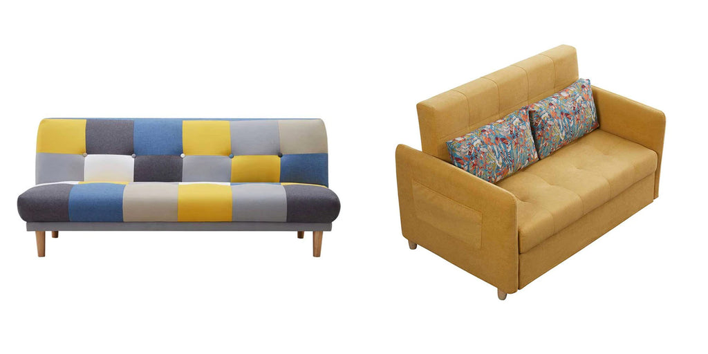 How about choosing a colourful sofa?